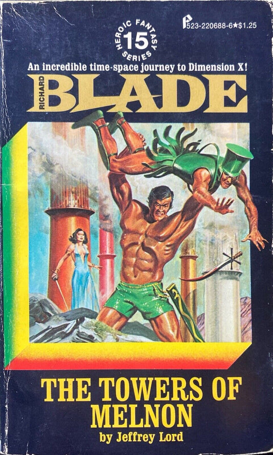 Richard Blade #15 The Towers of Melnon by Jeffrey Lord 1975 Pinnacle Paperback