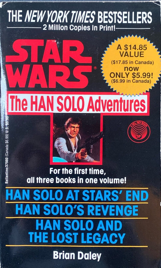 Star Wars: The Han Solo Adventures by Brian Daley 1992 Del Rey Paperback