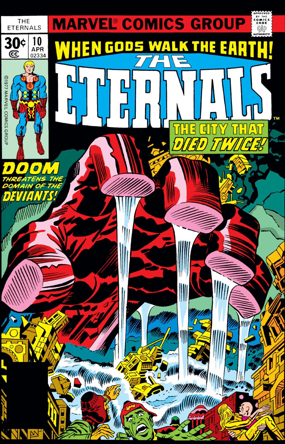 Marvel Comics The Eternals #10 Bronze Age 1977