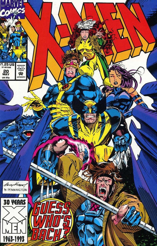 Marvel Comics X-Men #20 Modern Age 1993