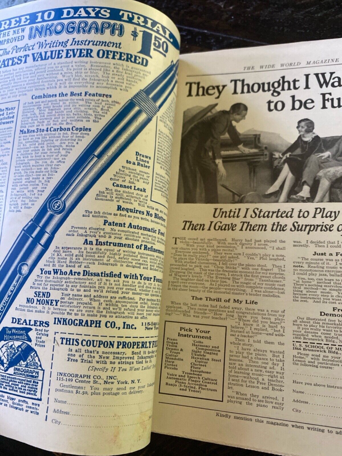 The Wide World Magazine No. 350 Vol. 59 June 1927 London Pulp