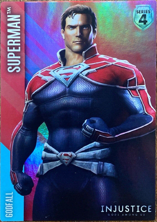 DC Injustice Gods Among Us Series 4 Superman Godfall Card #87/130
