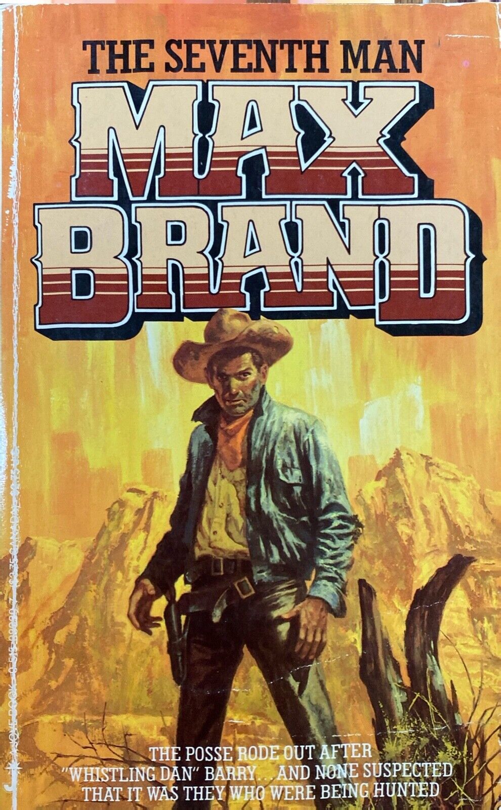 The Seventh Man by Max Brand 1987 Jove Paperback