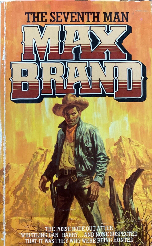 The Seventh Man by Max Brand 1987 Jove Paperback