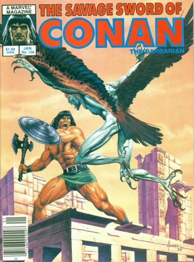 Marvel Magazine Savage Sword of Conan #108 Copper Age 1985