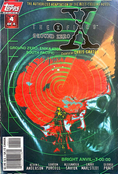Topps Comics The X-Files: Ground Zero #1-4 Modern Age 1997