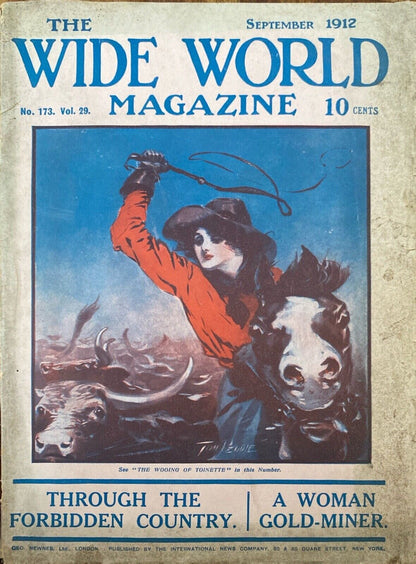 The Wide World Magazine No. 173 Vol. 29 September 1912 London Pulp