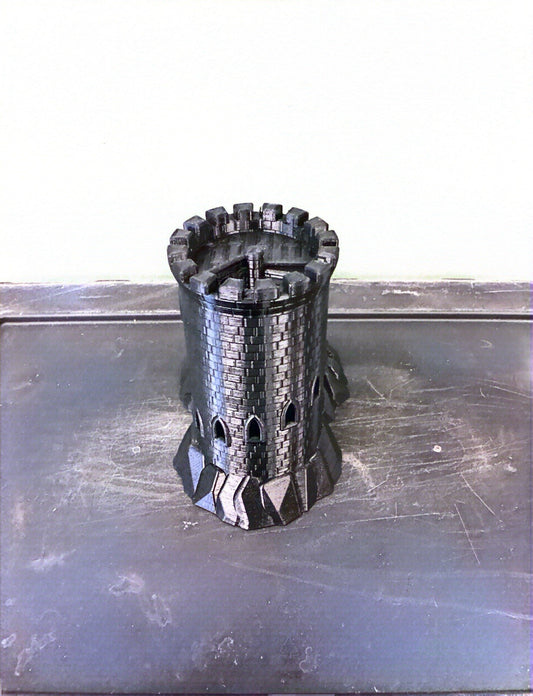3D Printed Dungeons And Dragons Dice Tower , TTRPG Dice Rolling Tower