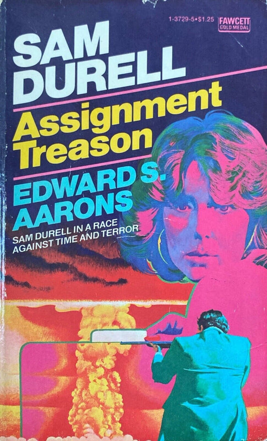 Assignment Treason by Edward S. Aarons 1975 Fawcett Gold Medal Paperback