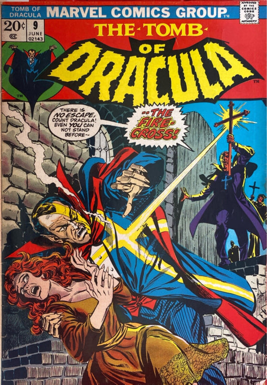 Marvel Comics Tomb of Dracula #9 Bronze Age 1973