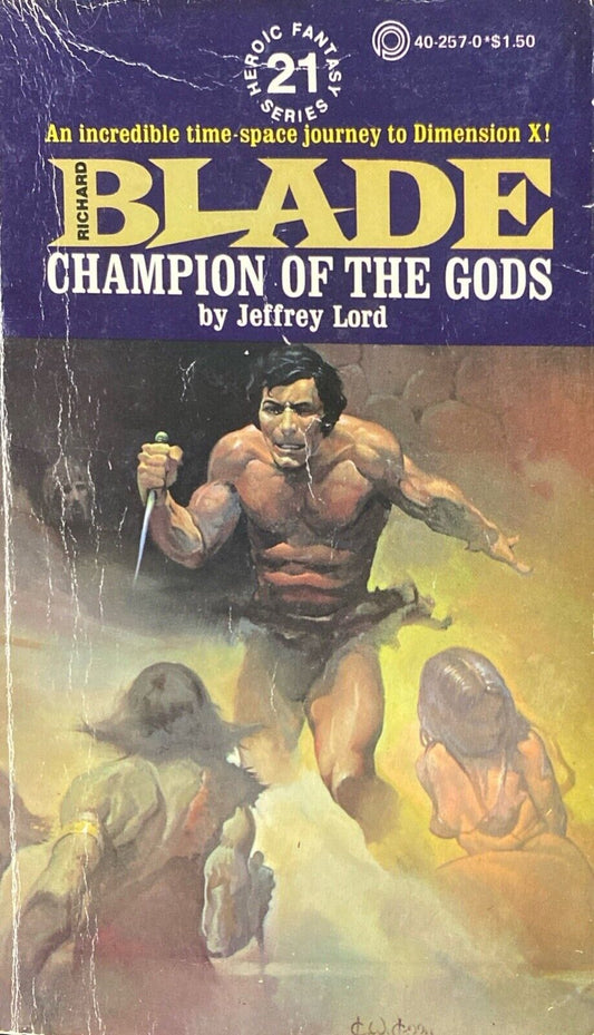 Richard Blade #21 Champion of the Gods by Jeffrey Lord 1977 Pinnacle Paperback