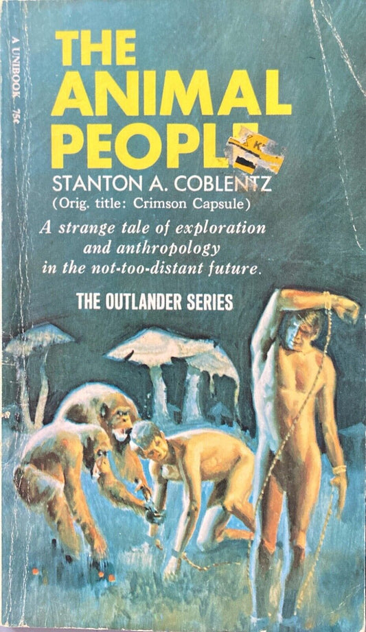 The Animal People by Stanton A. Coblentz 1967  Unibook Paperback