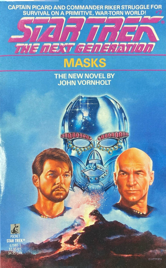 Star Trek: The Next Generation #7 - Masks by John Vorholt Pocket Paperback