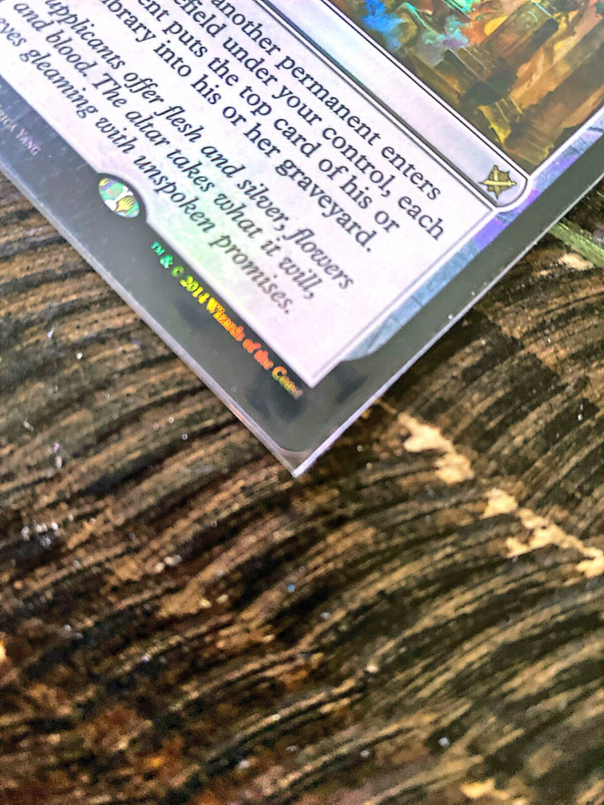 Magic the Gathering (MTG) Altar of the Brood Khans of Tarkir Foil