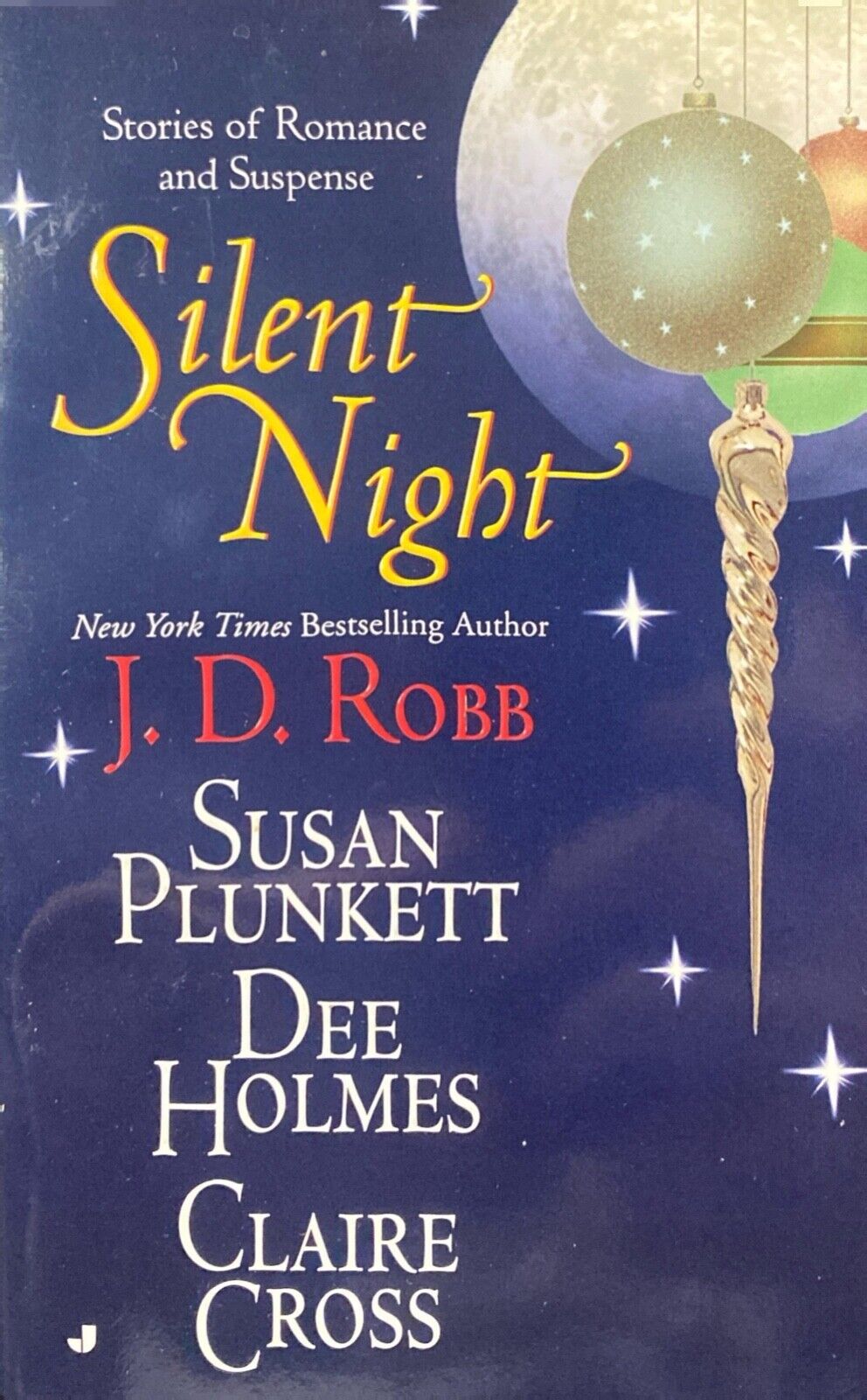 Silent Night by J.D. Robb Plunkett Holmes Cross 1998 Jove Paperback