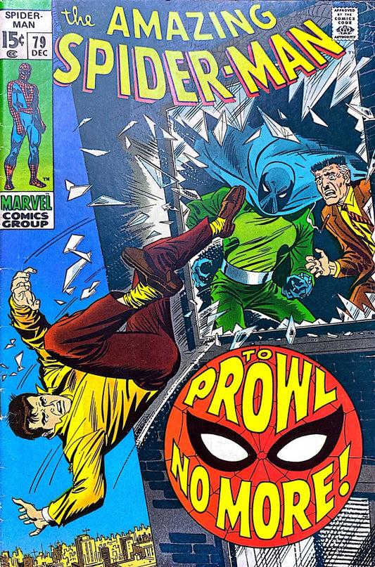 Marvel Comics Amazing Spider-man #79 Silver Age 1969 2nd Prowler