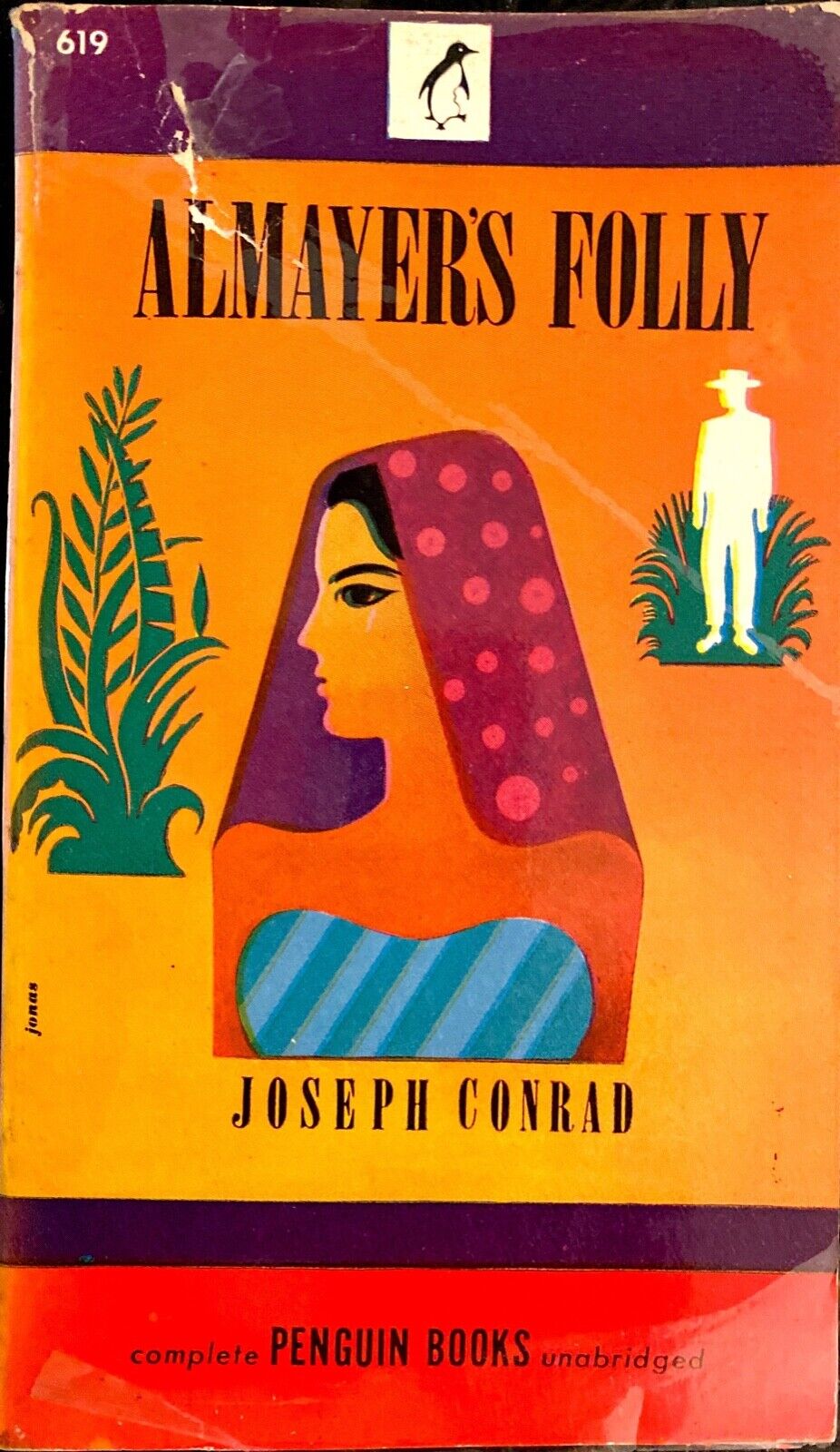 Almayer's Folly by Joseph Conrad 1947 Penguin 619 Paperback