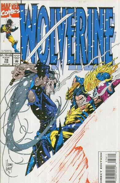 Marvel Comics Wolverine #78 Modern Age 1993