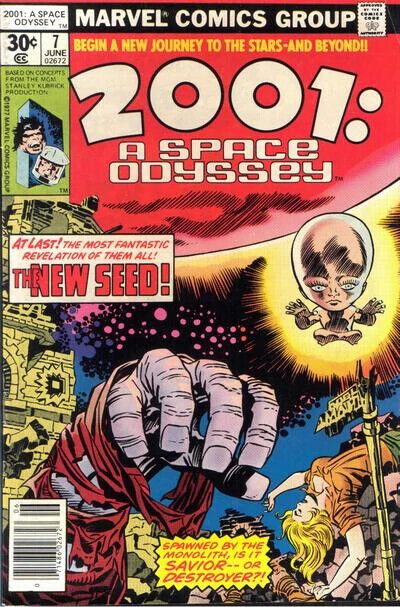 Marvel Comics 2001: A Space Odyssey #7 1977 Bronze Age