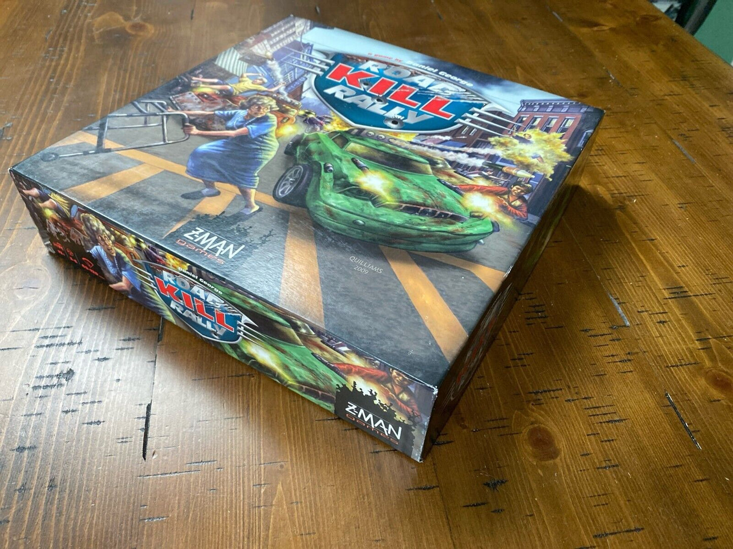 Road Kill Rally Board Game Complete 2010 Z-Man Games