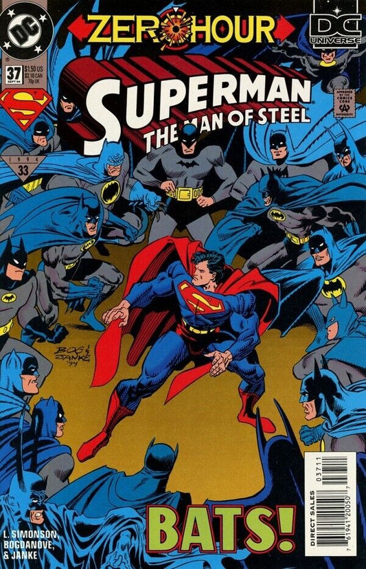 DC Comics Superman: The Man of Steel #37 Modern Age 1994 Zero Hour
