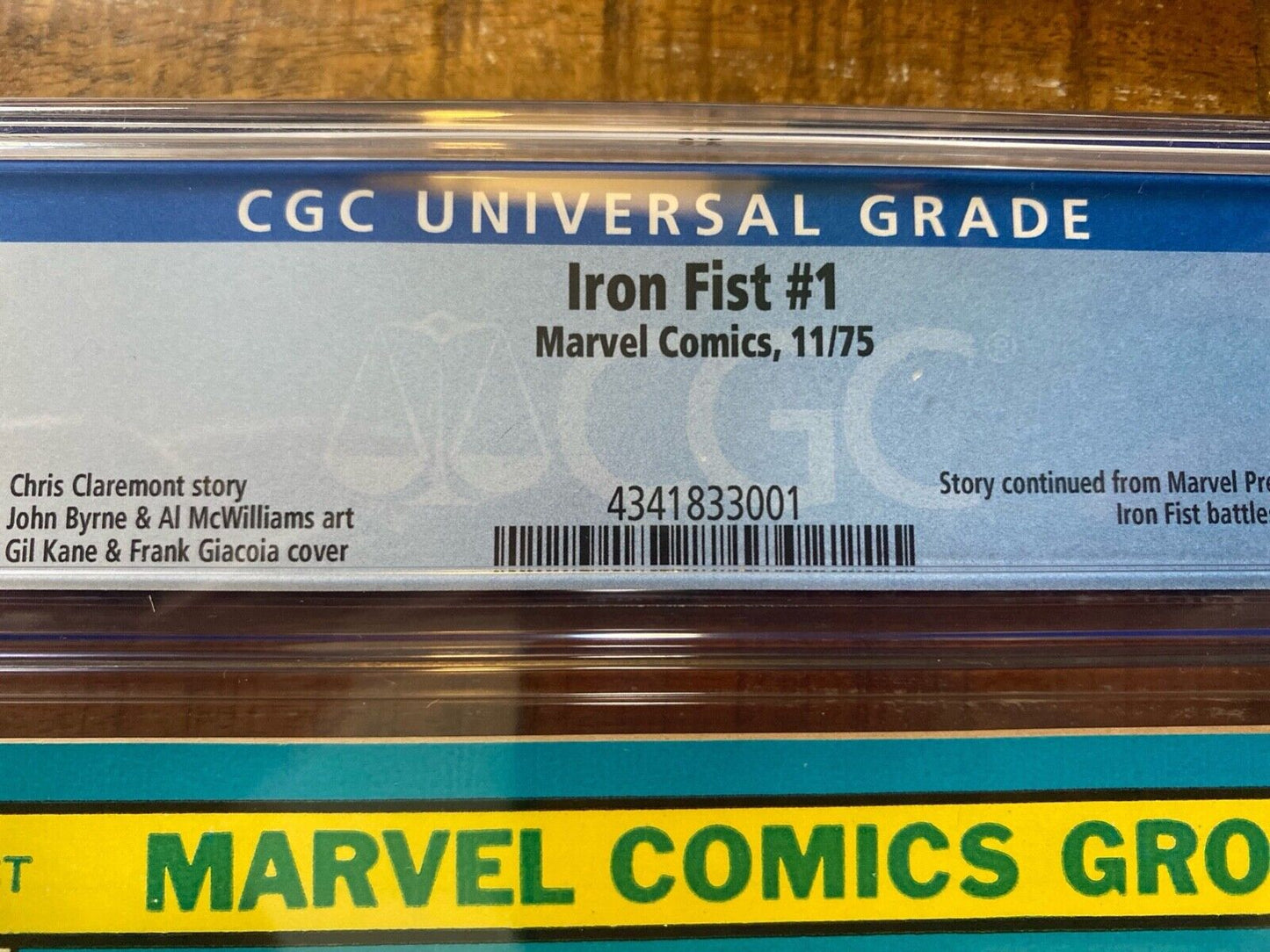 Marvel Comics Iron Fist #1 Bronze Age 1975 CGC 9.6 Blue Label