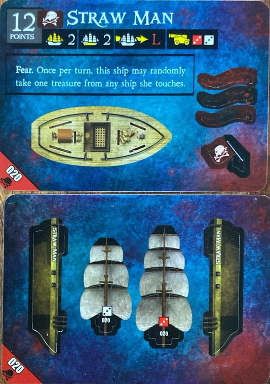 WizKids Pirates CSG of Davy Jones' Curse 020 Straw Man Unpunched