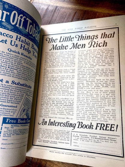 The Wide World Magazine No. 302 Vol. 51 June 1923 London Pulp