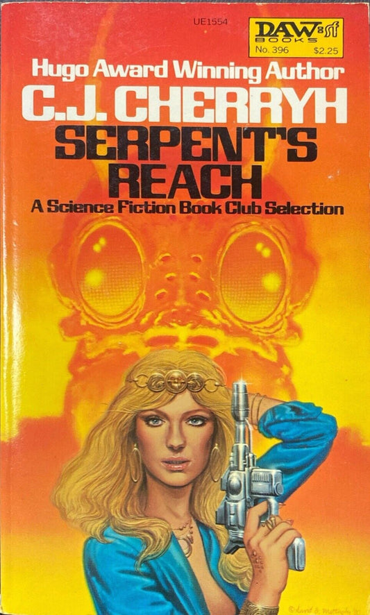 Serpent's Reach by C.J. Cherryh 1980 Daw No. 396 UE1554 Paperback