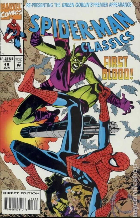 Marvel Comics Spider-man Classics #15 1994 White Variant First Green Goblin