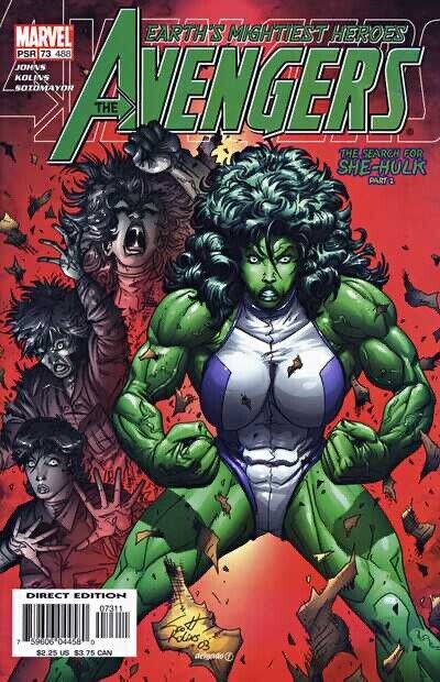 Marvel Comics Avengers #73 (Legacy #488) 2003 Modern Age Search for She-Hulk
