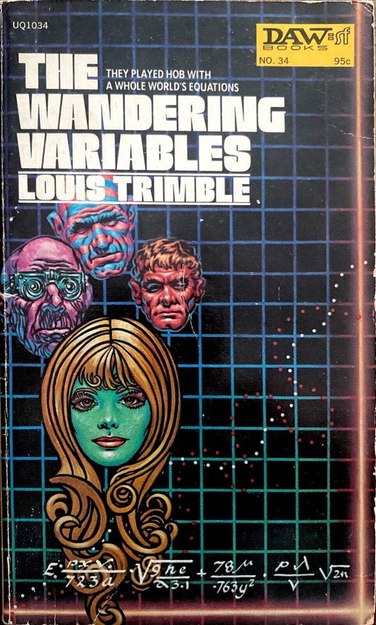 The Wandering Variables by Louis Trimble 1972 Daw UQ1034 Paperback