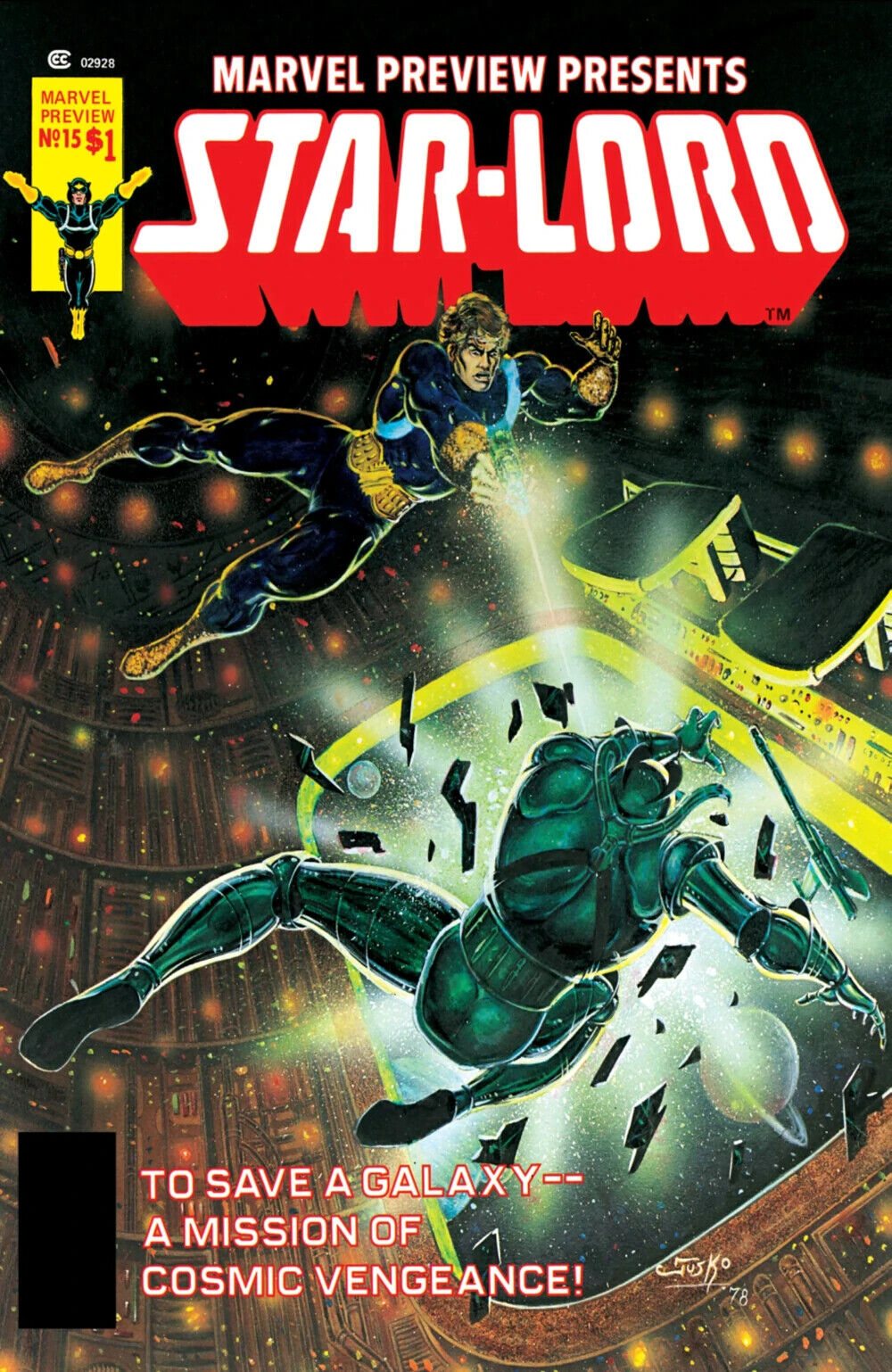 Marvel Preview #15 Bronze Age 1978 Star-Lord Appearance