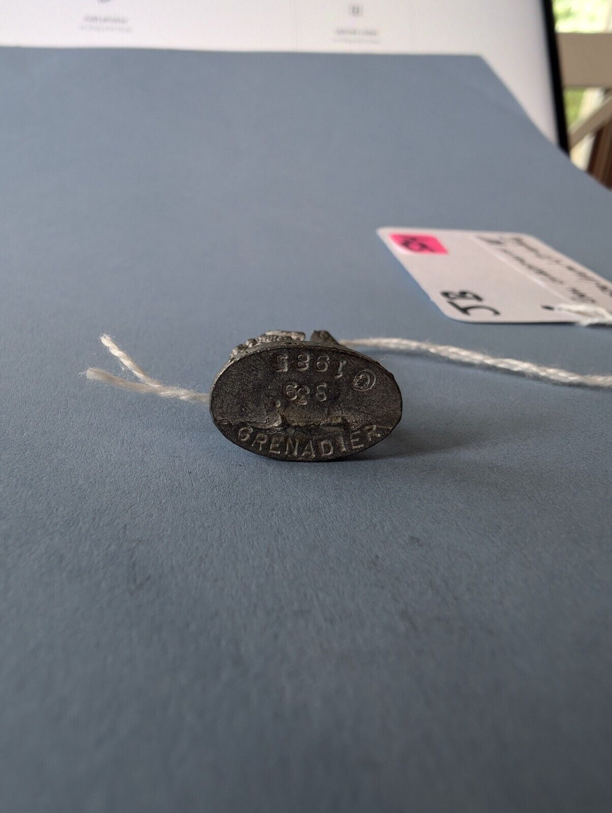 Royal Guardsman of the Undead Legion w/2 Hand Axe TTRPG Pewter Mini 1985 D&D