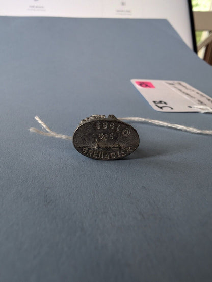 Royal Guardsman of the Undead Legion w/2 Hand Axe TTRPG Pewter Mini 1985 D&D