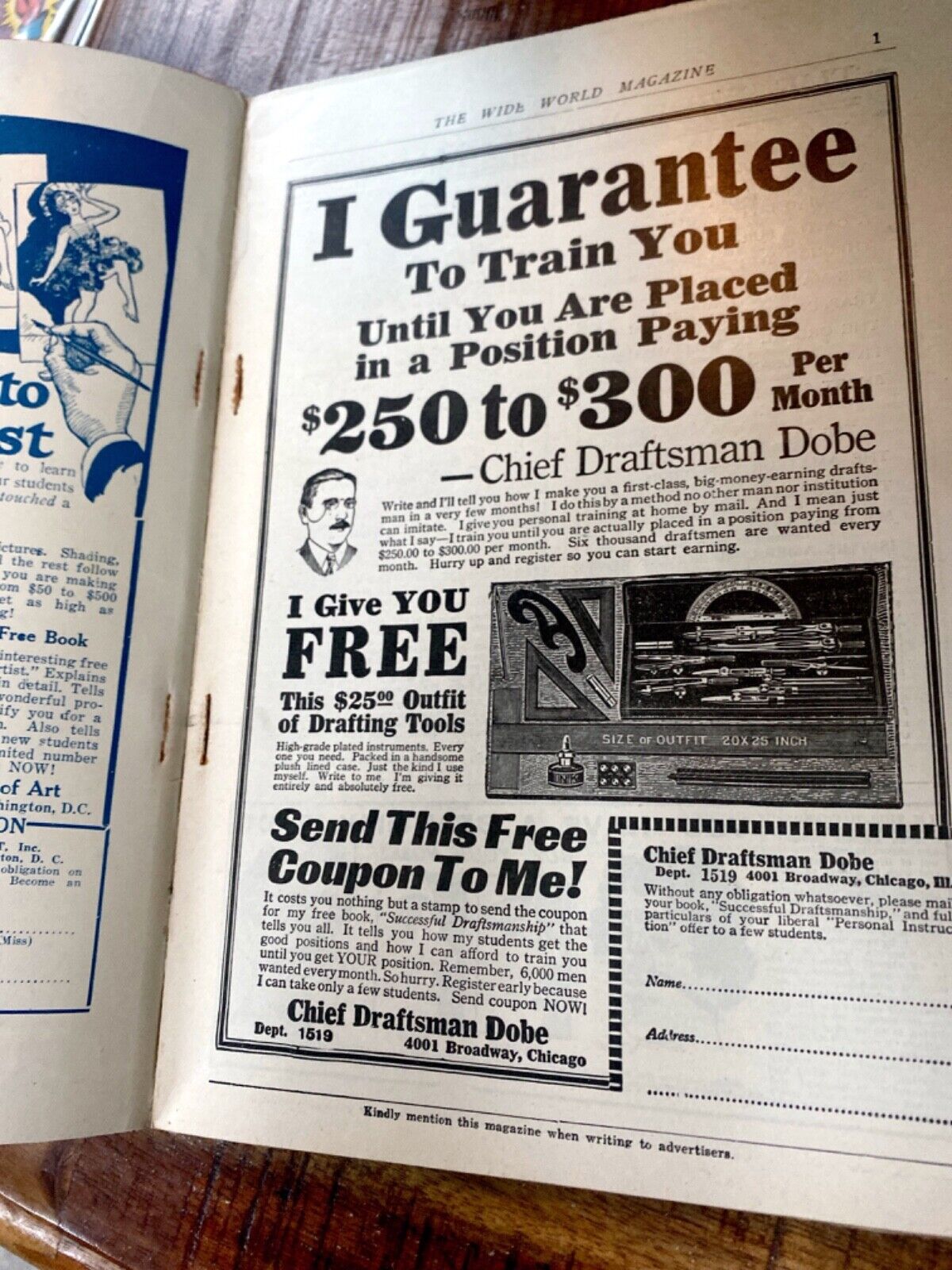 The Wide World Magazine No. 296 Vol. 50 December 1922 London Pulp