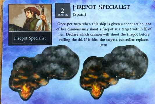 WizKids Pirates CSG at Ocean's Edge 071 Firepot Specialist (Spain)