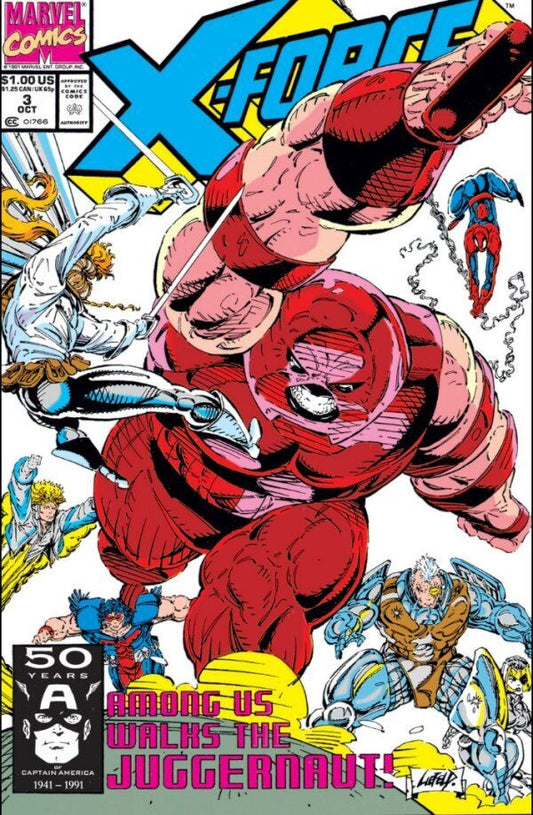 Marvel Comics X-Force #3 Copper Age 1991