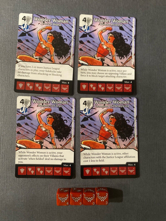 Wizkids DC Dice Masters Justice League Wonder Woman Set +4 dice