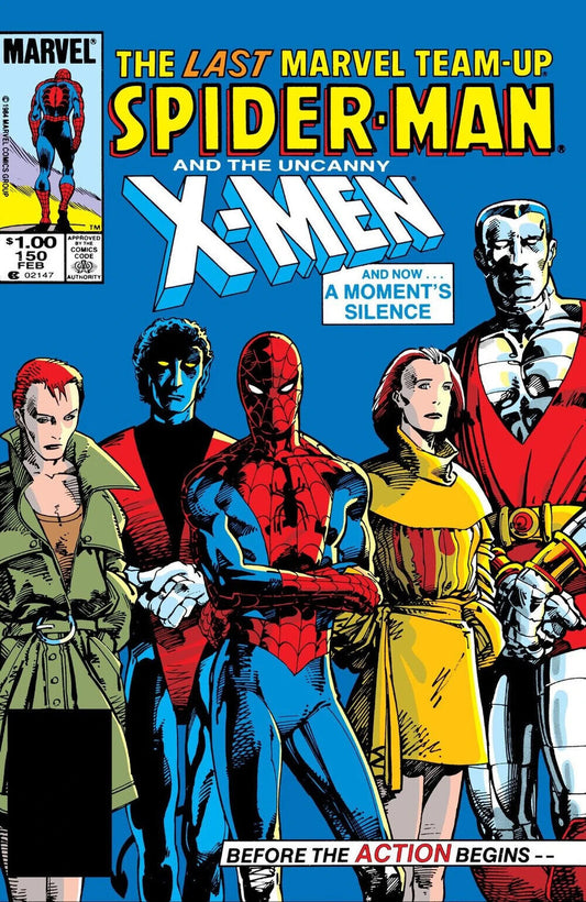 Marvel Comics Marvel Team-Up #150 Copper Age 1985 Spider-man X-men