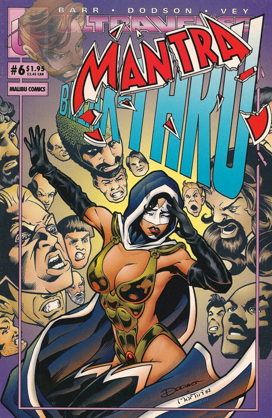 Malibu Comics Mantra #6 Modern Age 1993