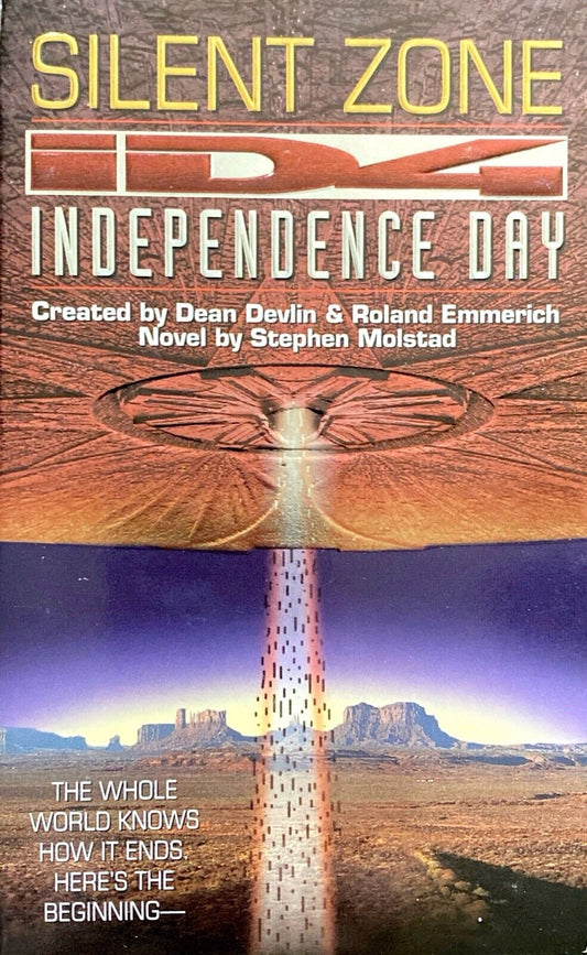 ID4: Independence Day - Silent Zone by Stephen Molstad 1998 Harper Paperback