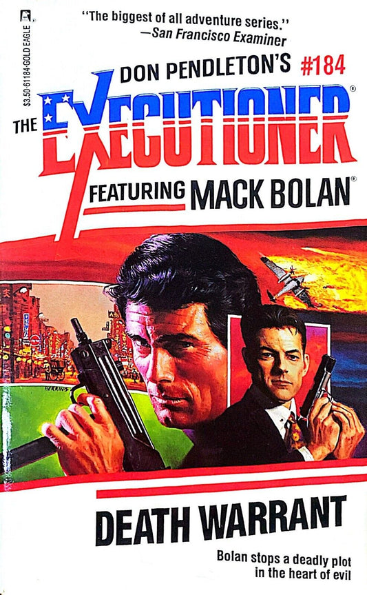 Don Pendleton's Mack Bolan: Death Warrant Gold Eagle Paperback Executioner #184