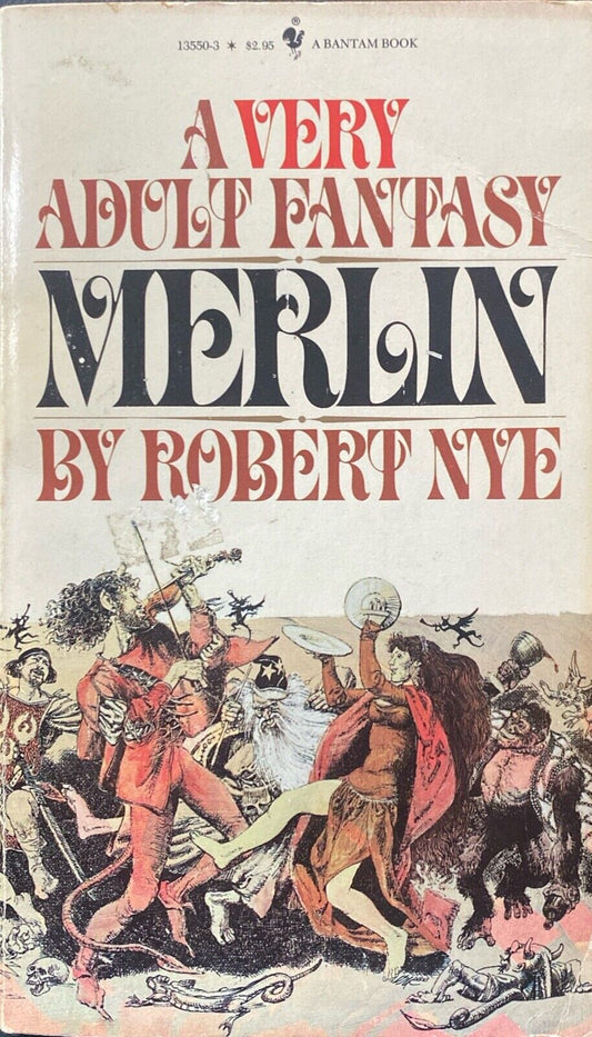Merlin by Robert Nye 1981 Bantam Paperback
