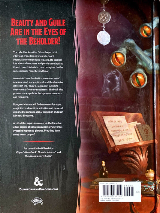 Dungeons & Dragons D&D 5E Xanathar's Guide to Everything Wizards of the Coast