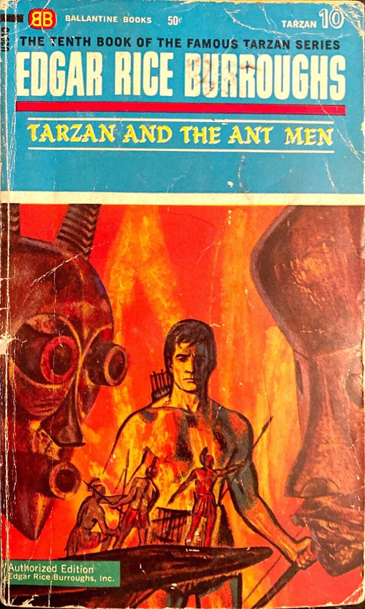 Tarzan and the Ant Men by Edgar Rice Burroughs 1963 Ballantine U2010 Paperback