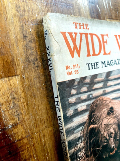 The Wide World Magazine No. 211 Vol. 36 November 1915 London Pulp