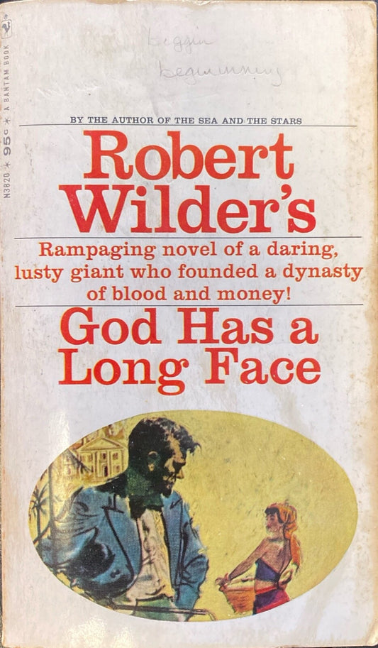 God Has a Long Face by Robert Wilder 1968 Bantam N3820 Paperback