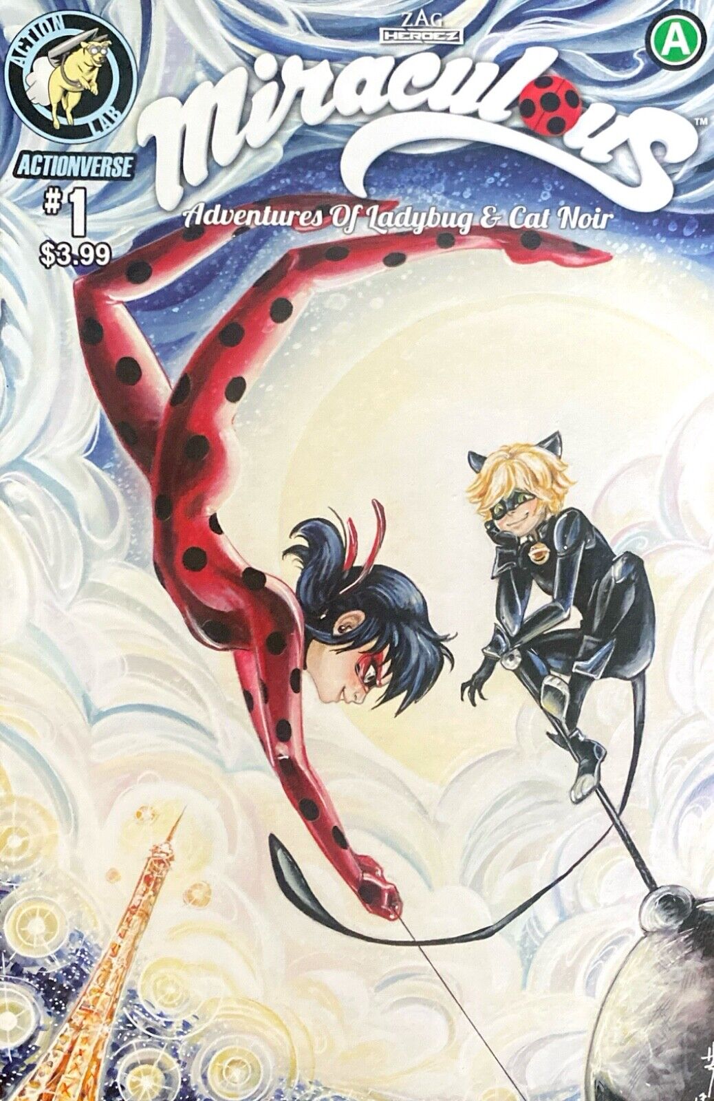 Action Lab Comics Miraculous Adventures of Lady Bug and Cat Noir #1 Variant