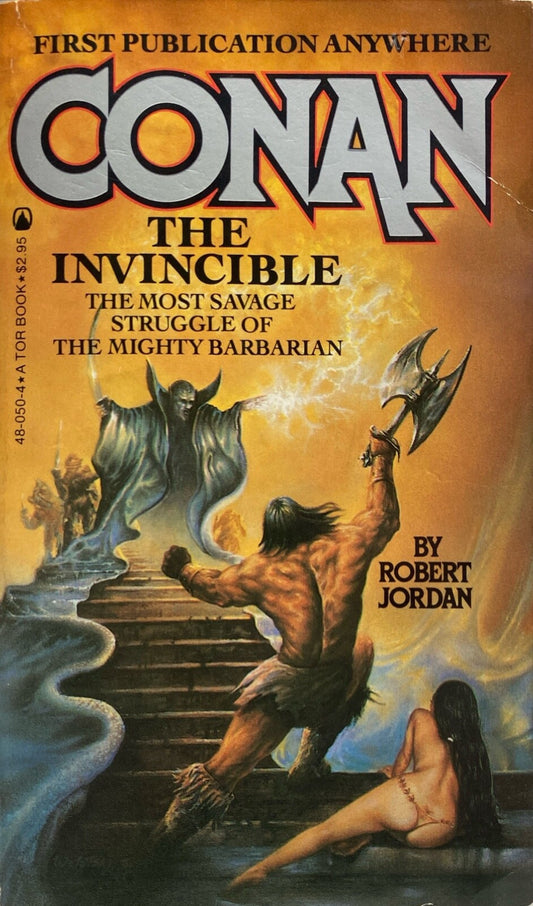 Conan the Invincible by Robert Jordan 1982 Tor Paperback First